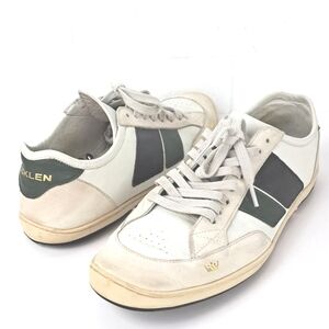 Osklen AG Leather Retro sneaker sz9.5 white lace Up